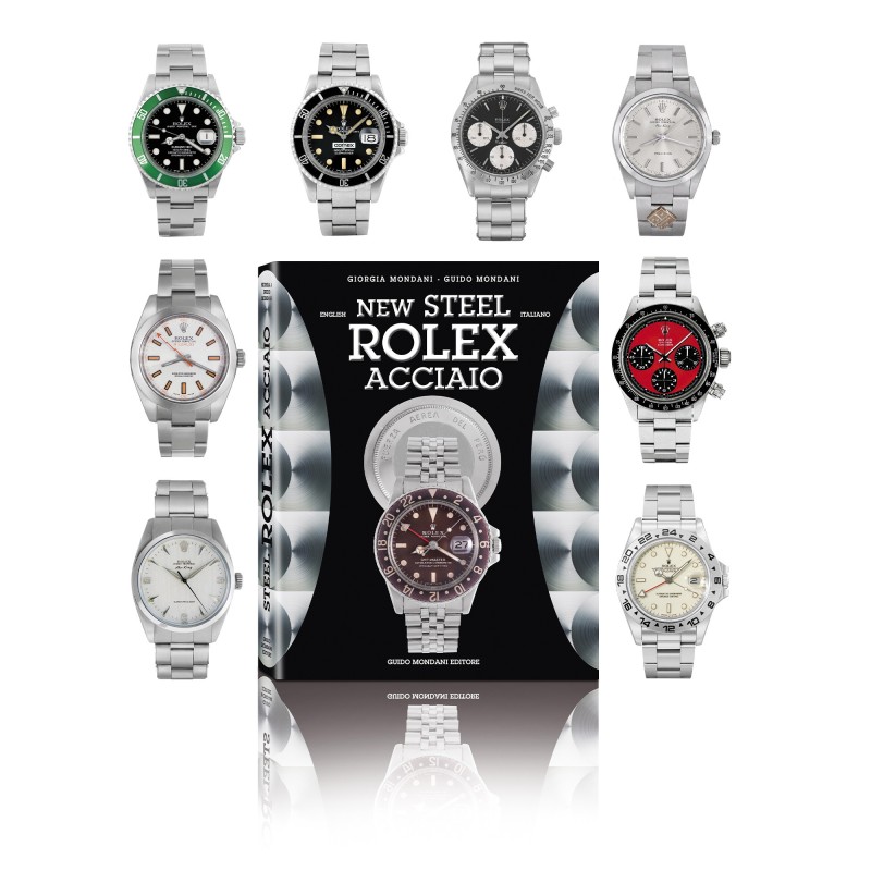 Livre sur les montres Rolex en acier modernes et vintage