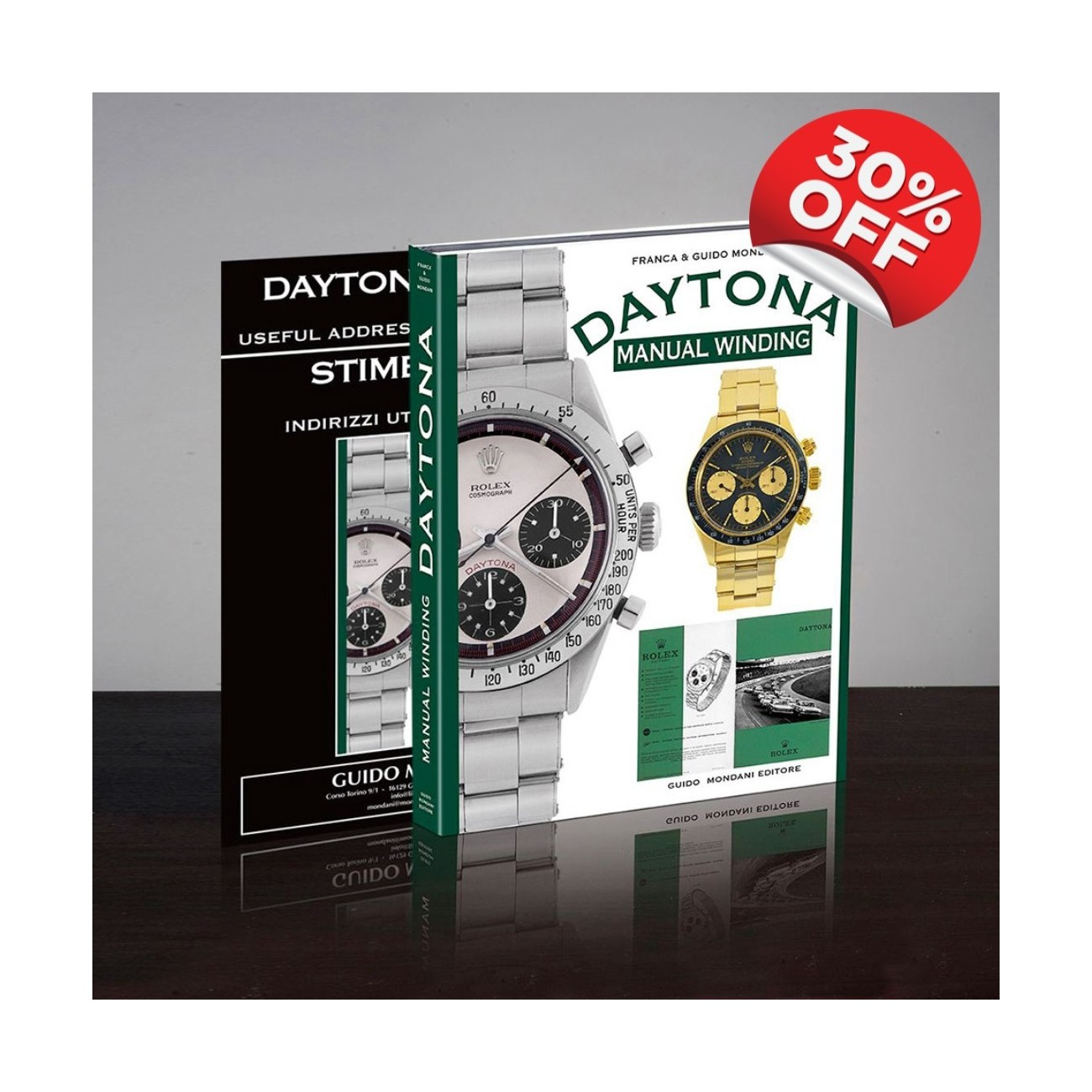 Livre Daytona avec mouvement à remontage manuel