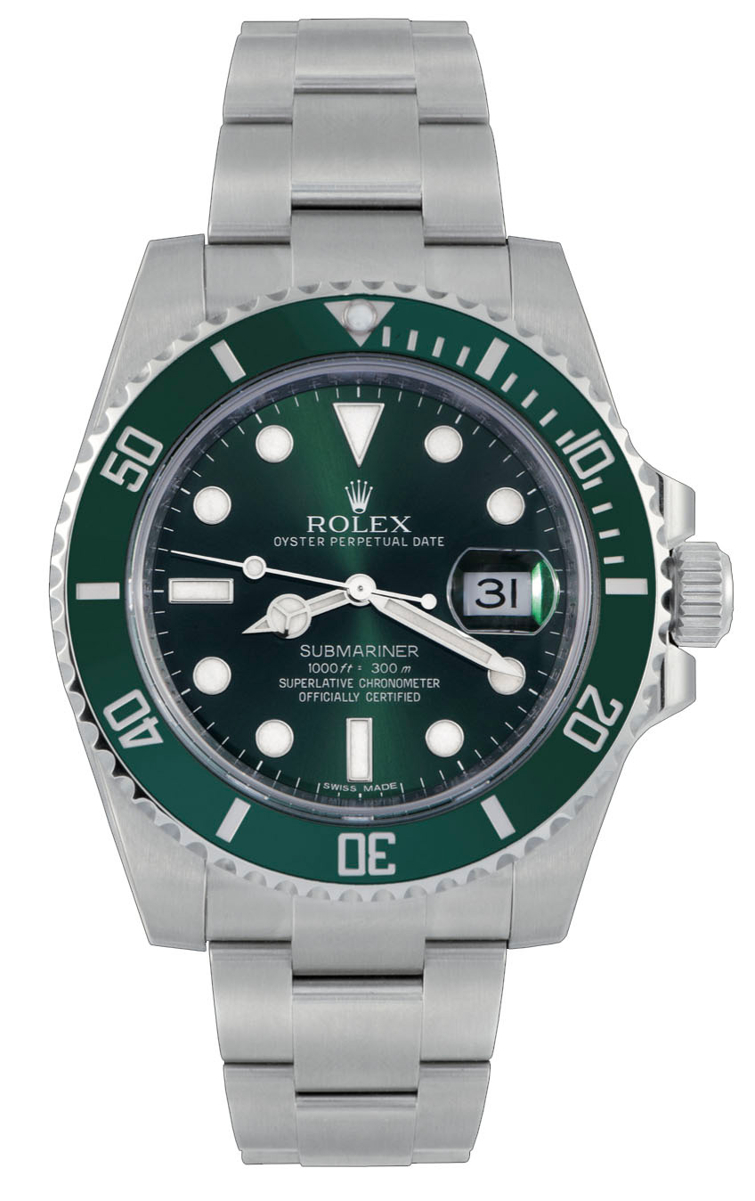 HULK Surnom pour le montre Rolex
